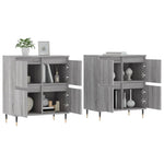 Sideboards 2 pcs Grey Sonoma Engineered Wood 3190171