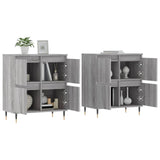 Sideboards 2 pcs Grey Sonoma Engineered Wood 3190171