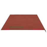 Replacement Fabric for Awning Orange and Brown 6x3.5 m 311964