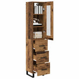 Highboard Old Wood 34.5 x 34 x 180 cm Engineered Wood 3415773