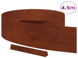 Lawn Edging 450 x 25 cm Weathering Steel Rusty 868038