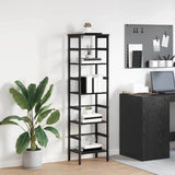 Bookshelf Black Oak 40 x 29.5 x 149 cm Engineered Wood 883910