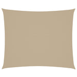 ZNTS Sunshade Sail Oxford Fabric Rectangular 4x6 m Beige 42294