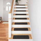 Self-adhesive Stair Mats 15 pcs Anthracite 65 x 21 x 4 cm 42011448