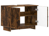 Bathroom Sink Cabinet EDE Smoked Oak 59.5 x 31.5x 59 cm 895910