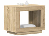 Side Table Sonoma Oak 60 x 40 x 65 cm Engineered Wood 899897
