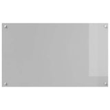 Kitchen Backsplash Light Grey 100 x 60 cm Tempered Glass 42001237