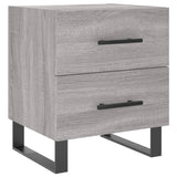Bedside Cabinet Grey Sonoma 40x35x47.5 cm Engineered Wood 827368