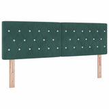 Headboard with Headboard Dark Green 144 cm Faux Leather 42007090