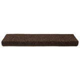 Stair Mats Self-adhesive 30 pcs 65x21x4 cm Brown Rectangular Edge 3365698