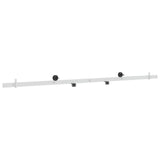 Sliding Door Hardware Kit 200 cm Steel White 42055684