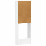 Toilet Cabinet HOORN High Gloss White 66 x 25.5 x 190 cm 897359