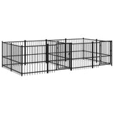 Outdoor Dog Kennel Steel 7.51 m 3124664