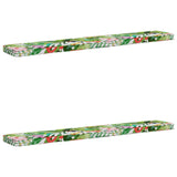 2-Piece Bench Cushions VUGHT 2 pcs 100% Polyester Multicolour 950973