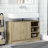 Sink Cabinet Sonoma Oak 90x29x55 cm Engineered Wood 848124