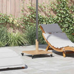 Outdoor Umbrella Base Light wood 45 x 45 x 31 cm Steel 42010366