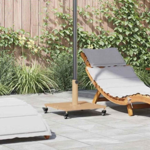 Outdoor Umbrella Base Light wood 45 x 45 x 31 cm Steel 42010366