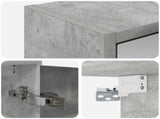 Bathroom Mirror Cabinet Concrete Grey 43 x 16 x 62.5 cm 889146