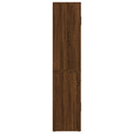 ZNTS Highboard Brown Oak Engineered Wood 3185374