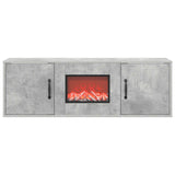 Electric Fireplace Concrete 110 x 30 x 36.5 cm Engineered wood 8021026
