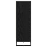 Book Cabinet Black Oak 40 x 30 x 86.5 cm Engineered Wood 886360