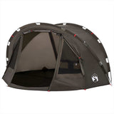 Fishing Tent 4-Person Brown Waterproof 4005318