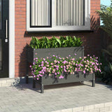 Planter Grey 110x84x75 cm Solid Wood Pine 822264