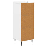 Drawer Cabinet High Gloss White 33 x 34.5 x 92 cm 894389
