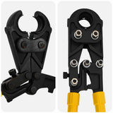 Hydraulic Pipe Crimping Tool 30 kN U16-32 mm V15-28 mm Steel 42042672