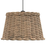 Ceiling Lamp Shade Brown 45x28 cm Wicker 364378