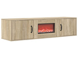 Electric Fireplace Sonoma 110 x 30 x 36.5 cm Engineered wood 8021025