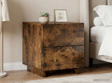 Bedside Cabinet Smoked Oak 33.5 x 34.5 x 50 cm Engineered Wood 8011397
