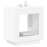 Side Table White 60 x 40 x 65 cm Engineered Wood 899895