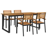 Garden Dining Set Brown and black 3155402