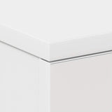 Bedside Cabinet White 38x35x56 cm Engineered Wood 800450