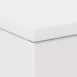 Bedside Cabinet White 38x35x56 cm Engineered Wood 800450