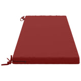 2-Piece Bench Cushions SOEST 2 pcs 100% Polyester Wine Red 949485