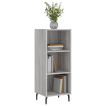 ZNTS Sideboard Grey Sonoma 34.5x32.5x90 cm Engineered Wood 828754