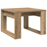 Side Table Artisan Oak 50x50x35 cm Engineered Wood 856689