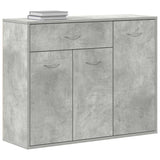 800679 Sideboard Concrete Grey 88x30x70 cm Engineered Wood