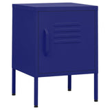 Nightstands 2 pcs Navy Blue 35x35x51 cm Steel 3095206