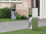 Solar Led Pathway Light 2 pcs Silver Galvanized 879721