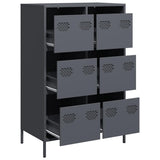 Highboard Anthracite 68x39x101.5 cm Steel 851222