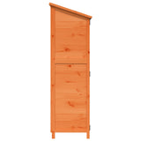 Garden Shed with Roof Brown 59.5 x 56 x 176.5 cm Solid Fir Wood 42033447