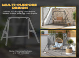 Hammock Chair Stand, Hanging Heavy Duty Metal Frame Hammock Stand for Hanging Hammock Air Porch T3398P325160