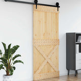 Door NARVIK Natural 100 x 210 cm Solid Pine Wood 42047099
