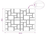 Mosaic Tiles Cream 30 x 30 cm Marble 42033525