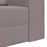 Sofa Bed Taupe 245 x 78 x 77 cm Fabric 4106720