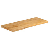 Table Top 90x40x3.8 cm Live Edge Solid Wood Mango 370731