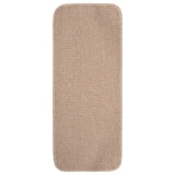 Stair Mat Set of 15 Beige 100% Polypropylene 60x25 cm Stair Mat 340402